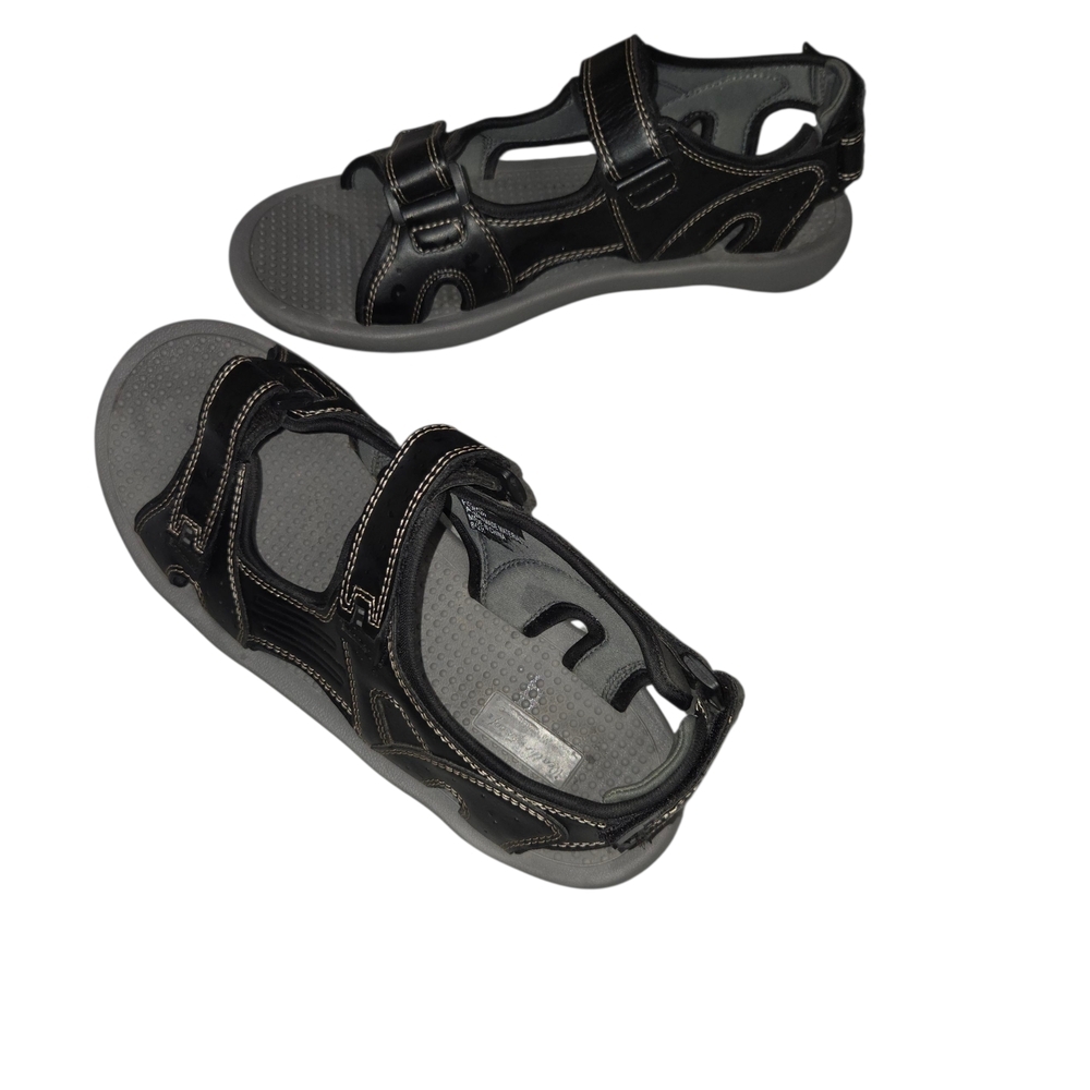 Phenix Black and Gray Sandals
